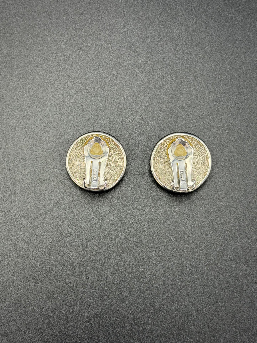 CHRISTIAN DIOR Oblique Logo Ear Clip