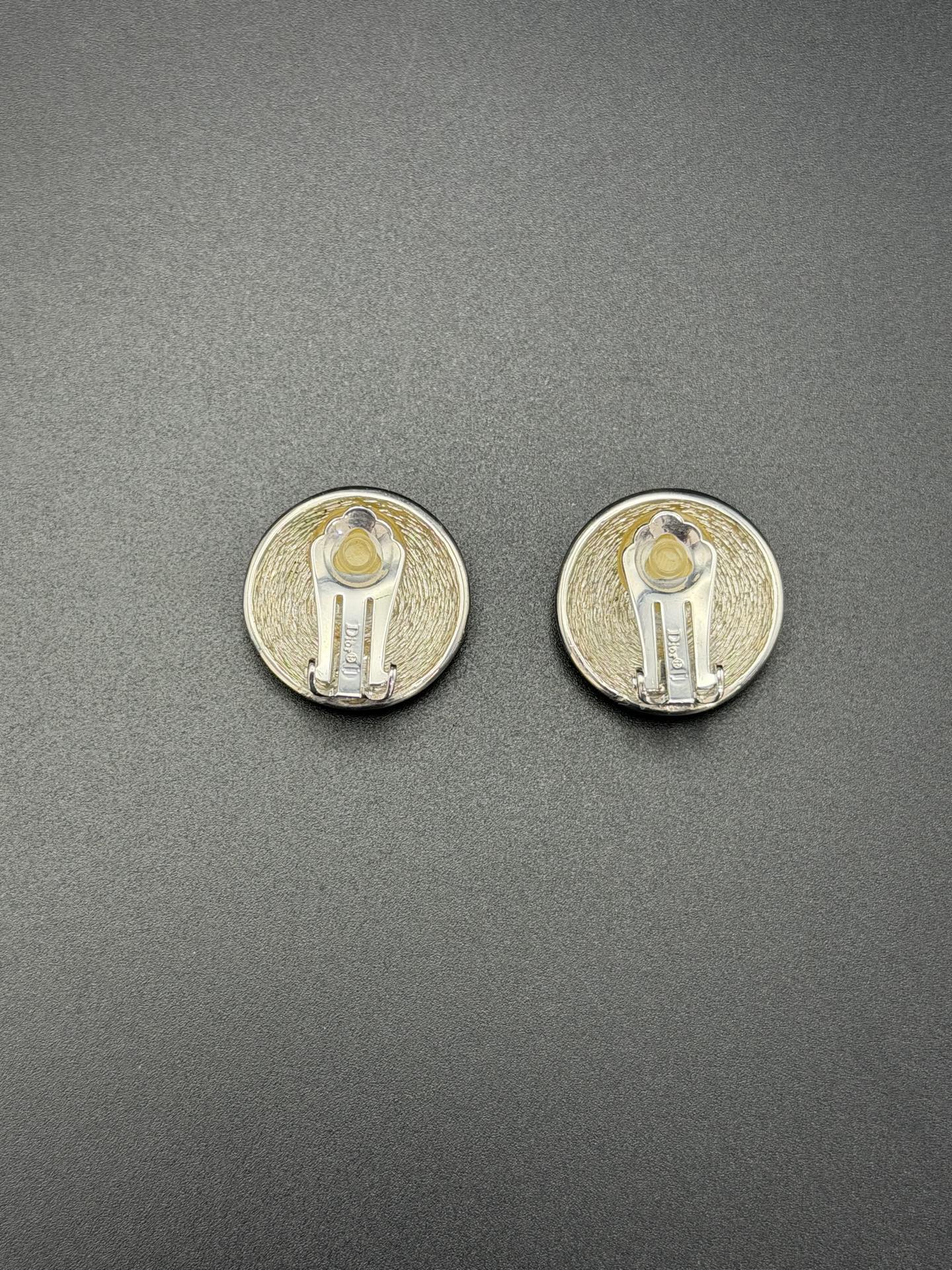 CHRISTIAN DIOR Oblique Logo Ear Clip