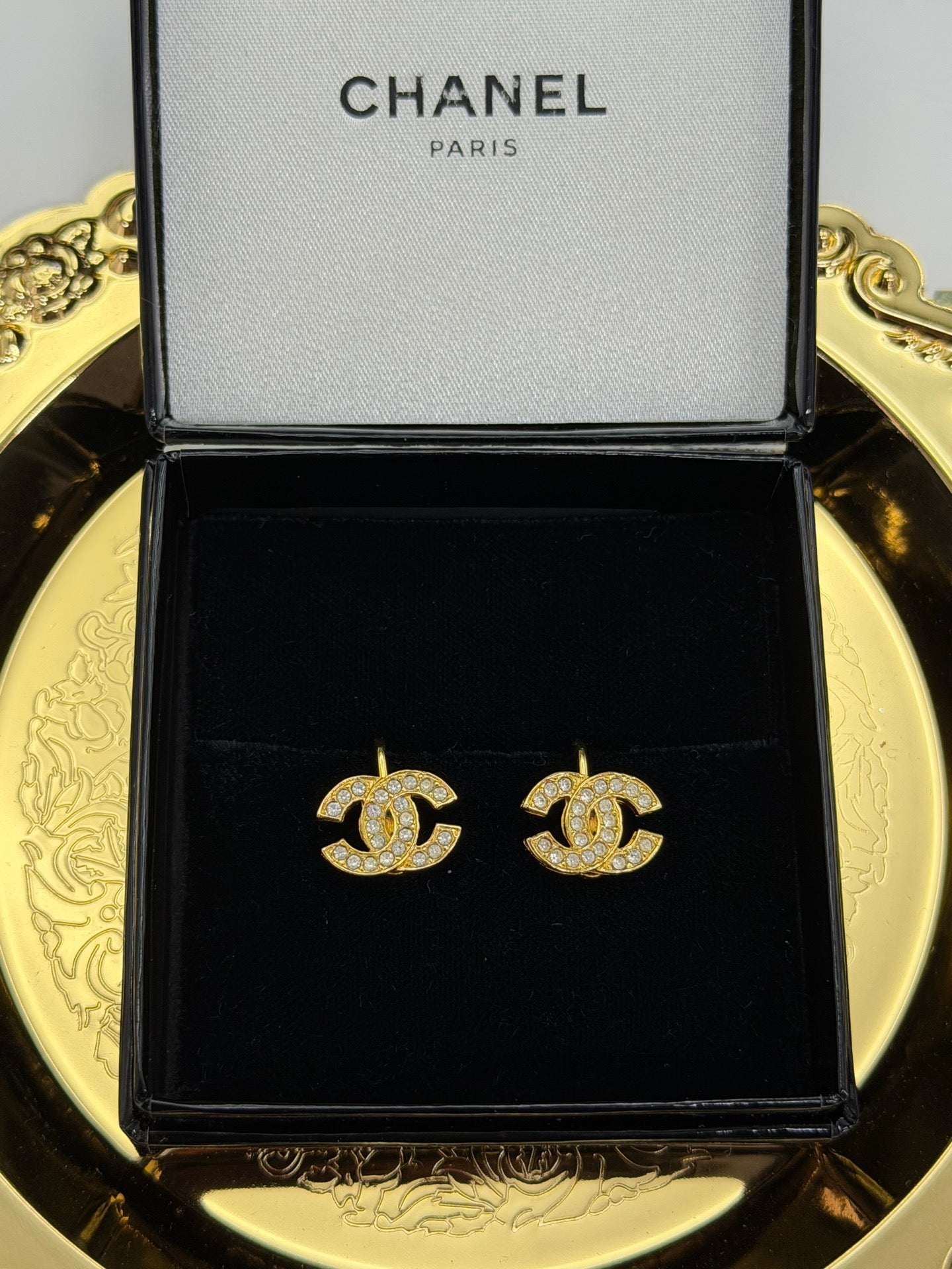 CHANEL Double-C Ear Clips