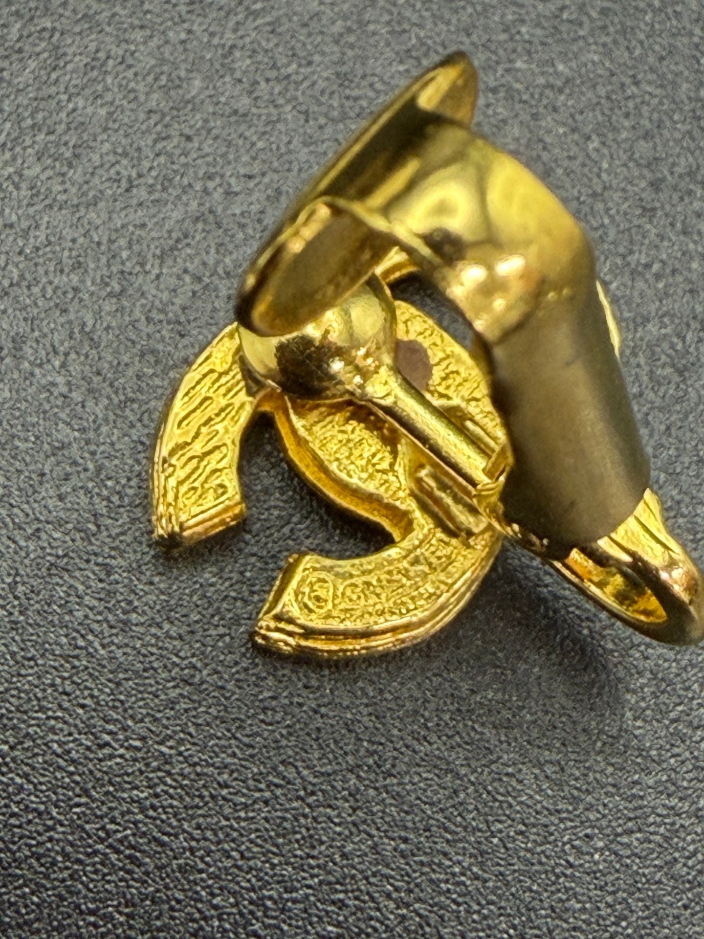 CHANEL Double-C Ear Clips