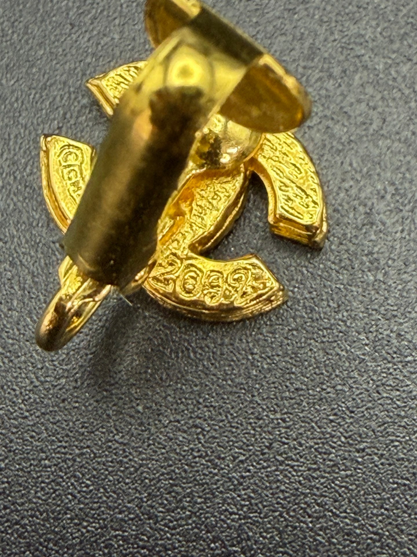 CHANEL Double-C Ear Clips