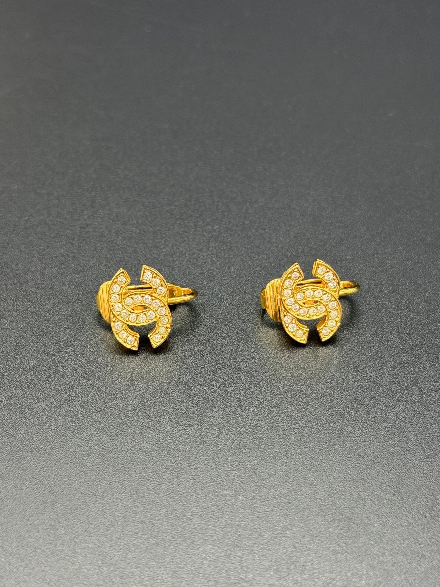 CHANEL Double-C Ear Clips