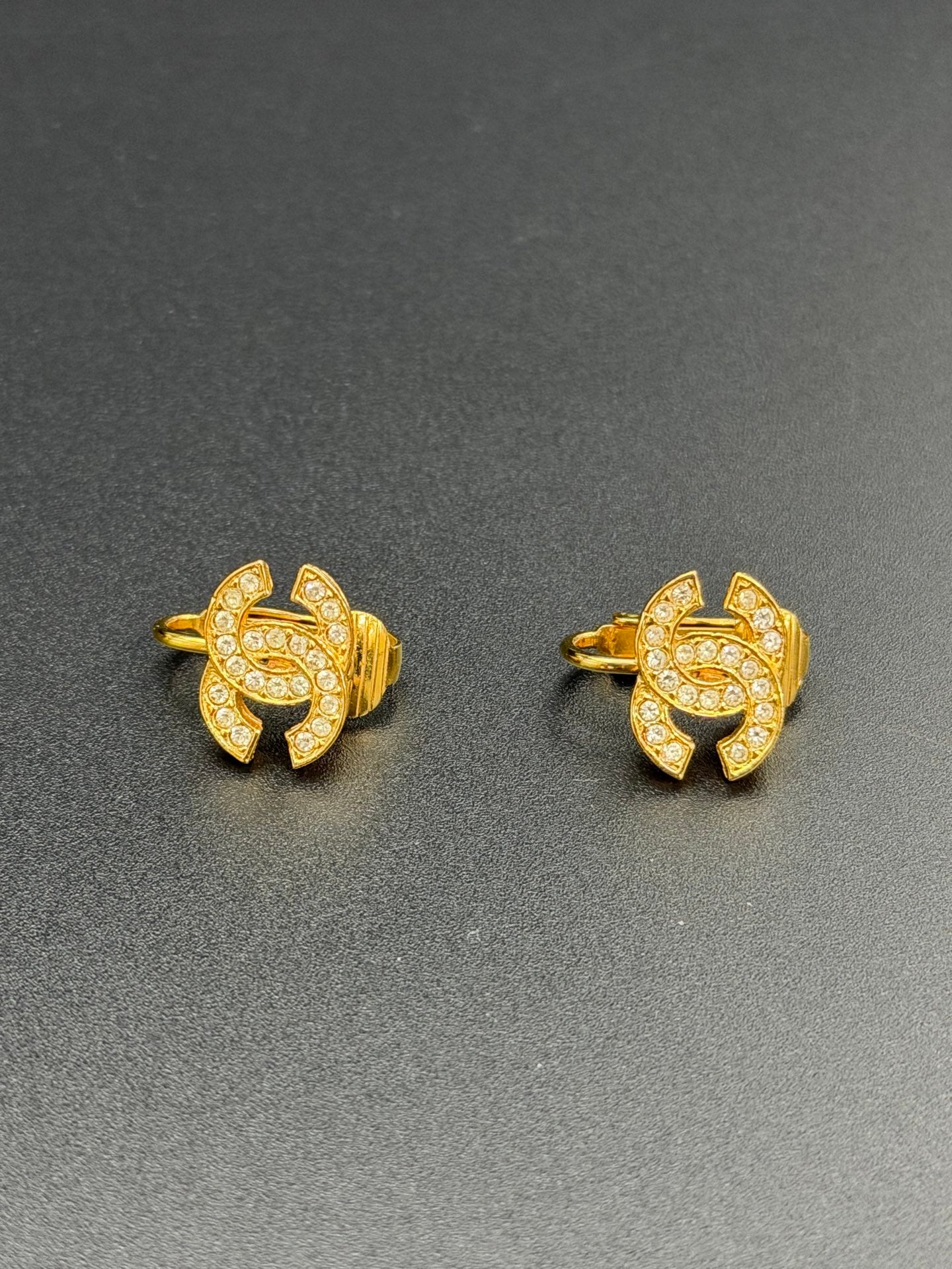 CHANEL Double-C Ear Clips