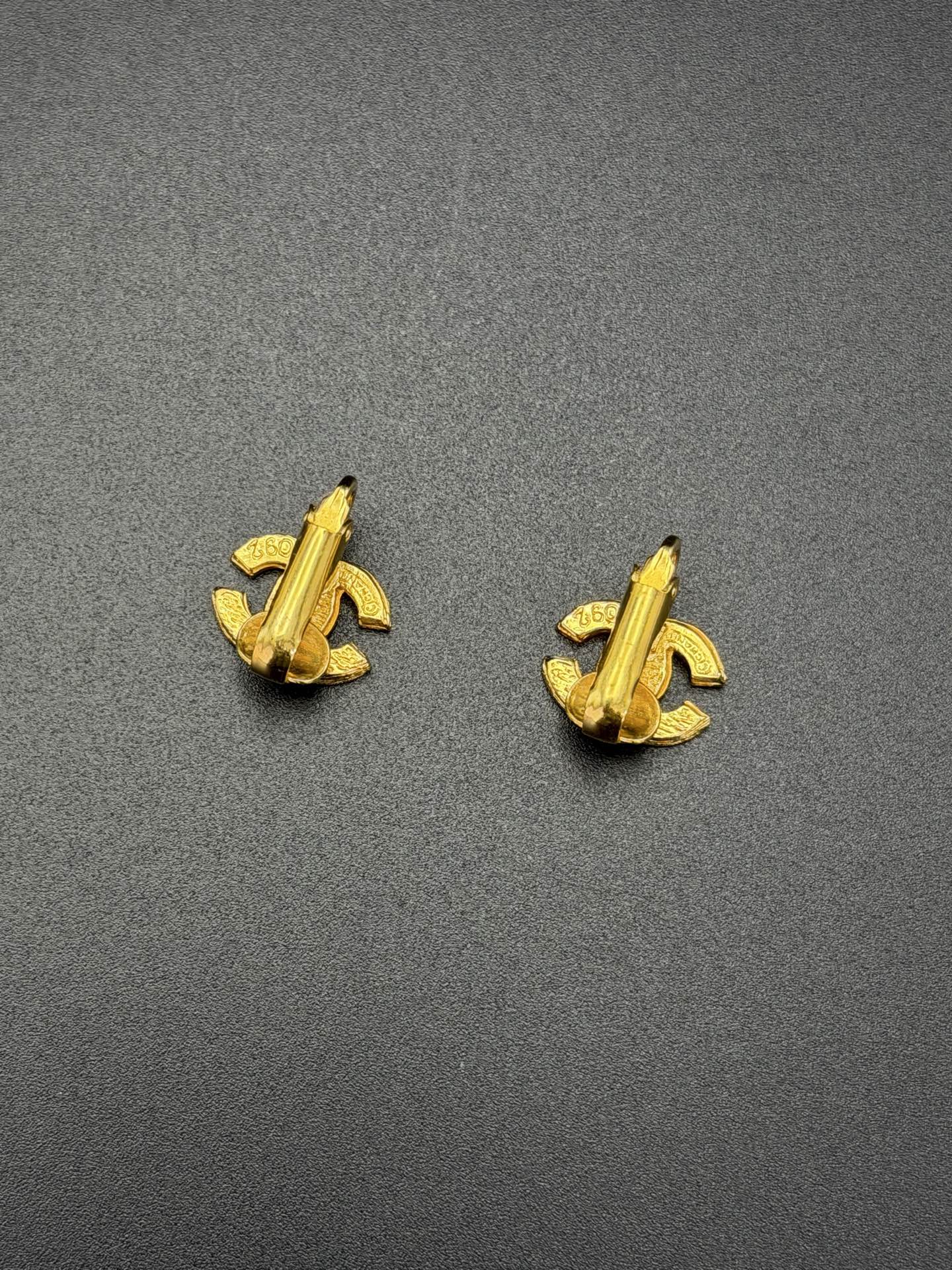 CHANEL Double-C Ear Clips