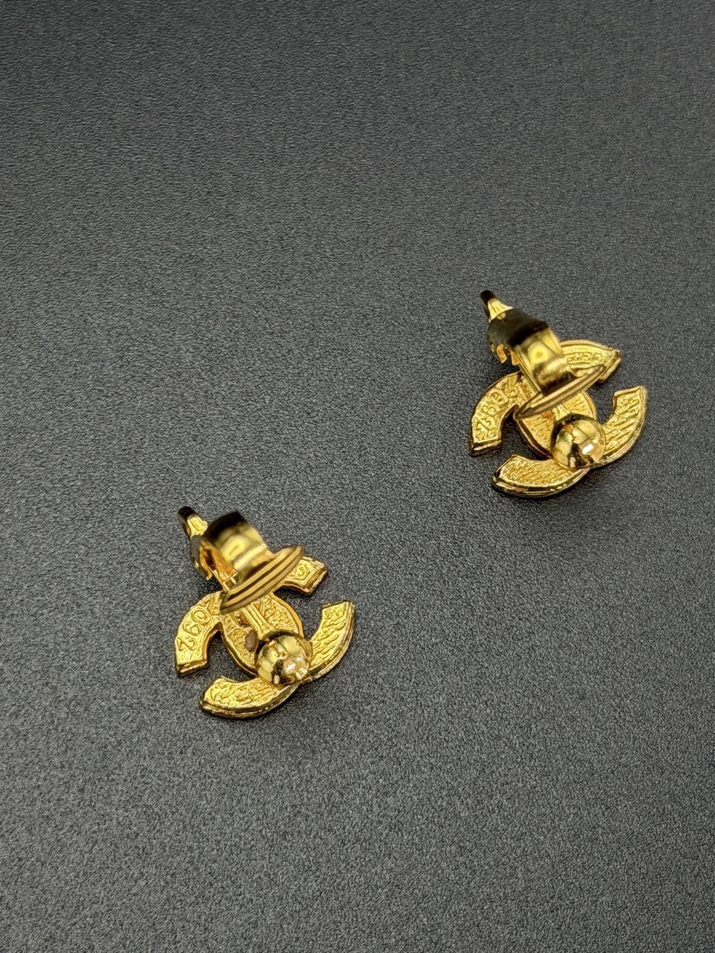 CHANEL Double-C Ear Clips