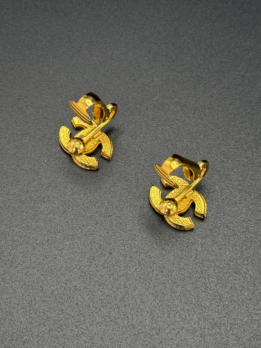 CHANEL Double-C Ear Clips