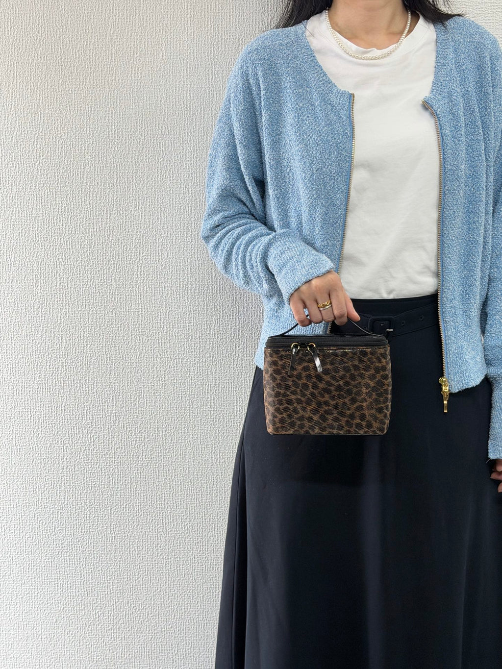 LOEWE Leopard Pattern Vinyl Mini Box