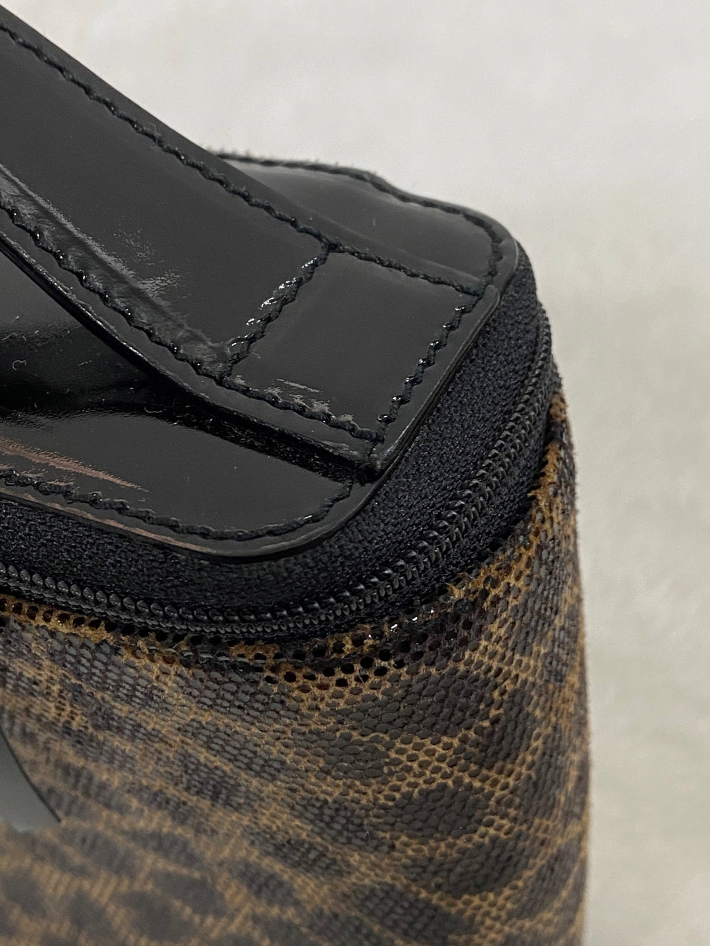 LOEWE Leopard Pattern Vinyl Mini Box