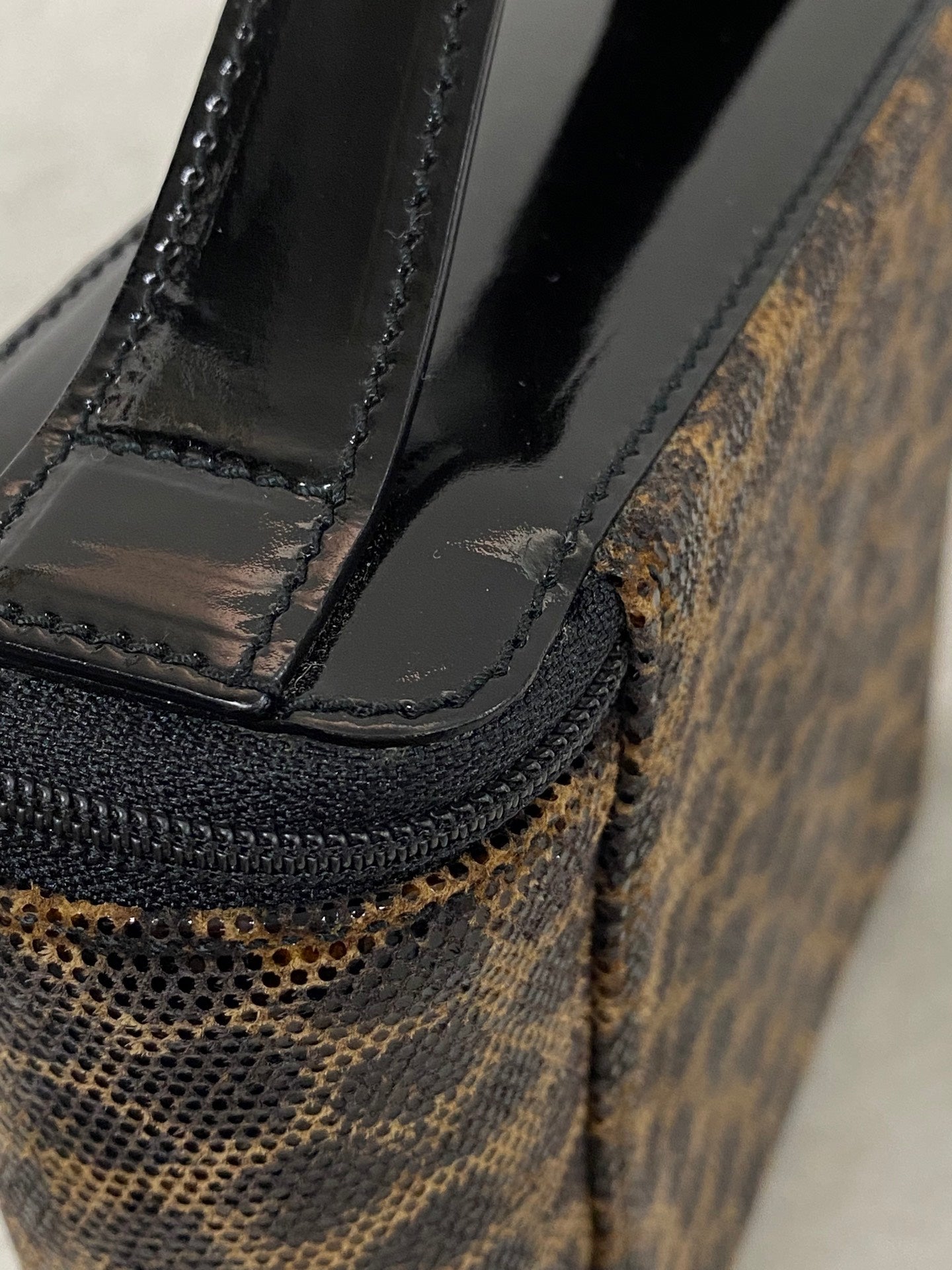 LOEWE Leopard Pattern Vinyl Mini Box