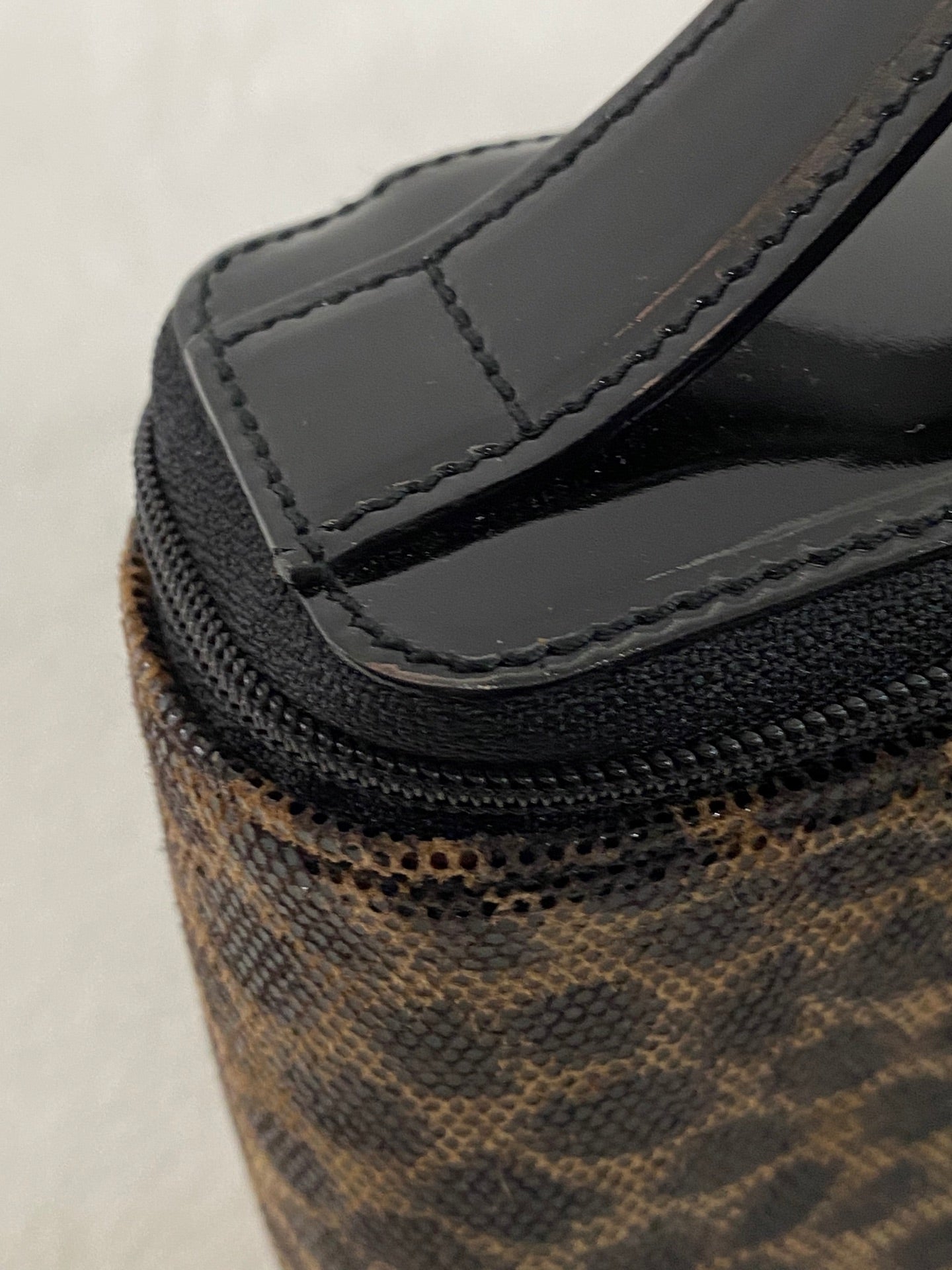 LOEWE Leopard Pattern Vinyl Mini Box