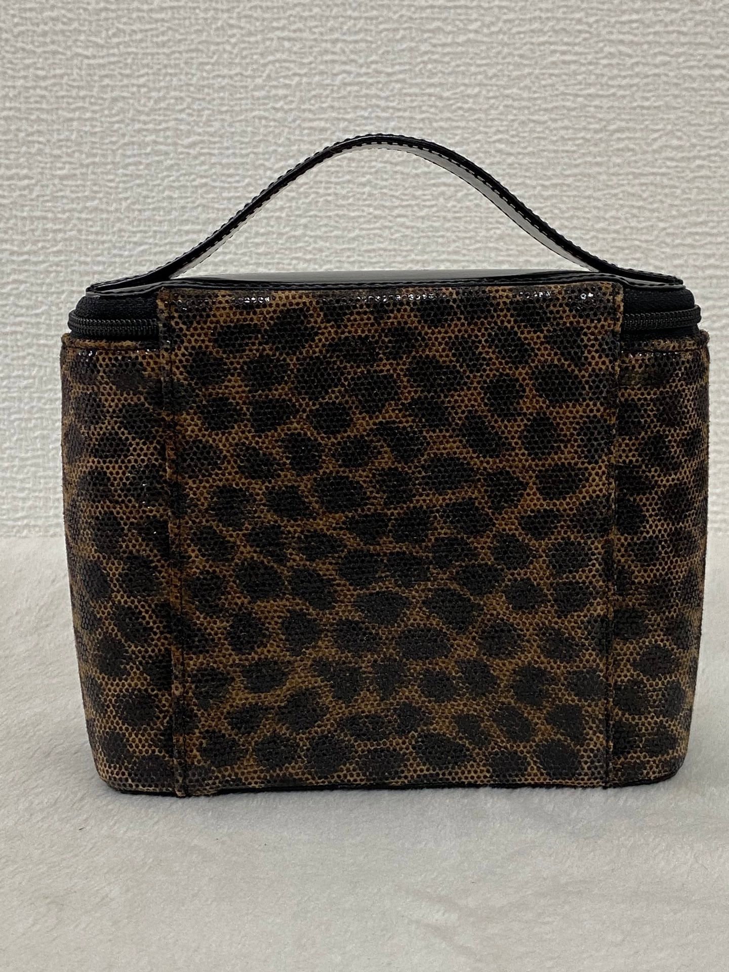 LOEWE Leopard Pattern Vinyl Mini Box
