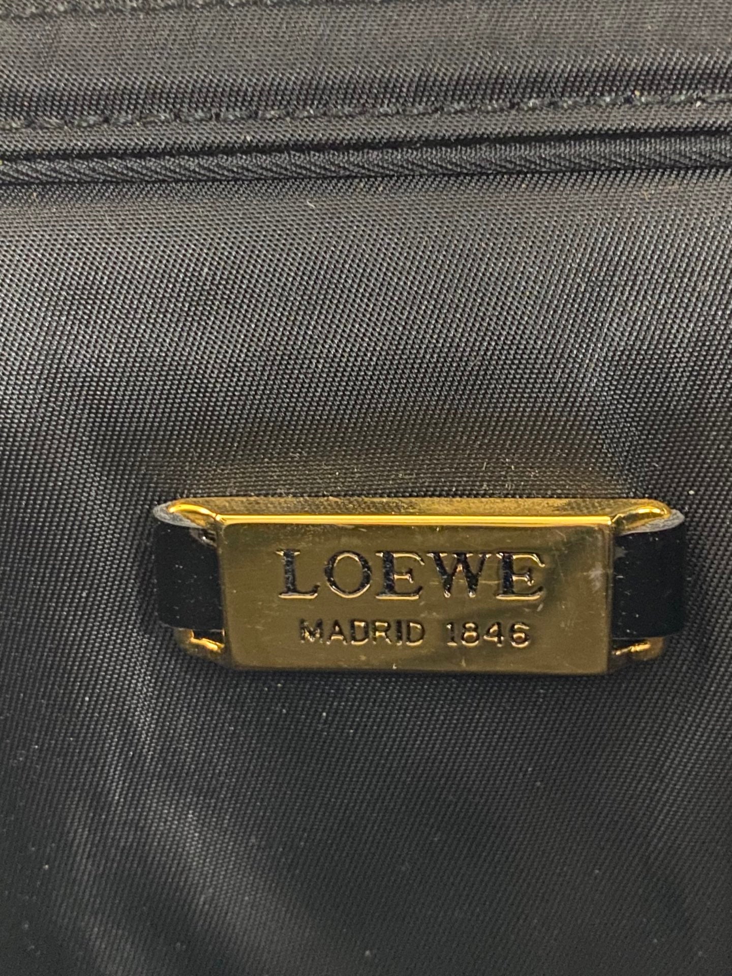LOEWE Leopard Pattern Vinyl Mini Box