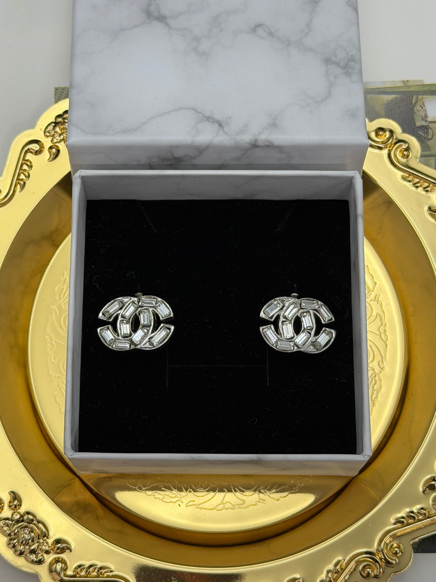 CHANEL Double-C Ear Clip