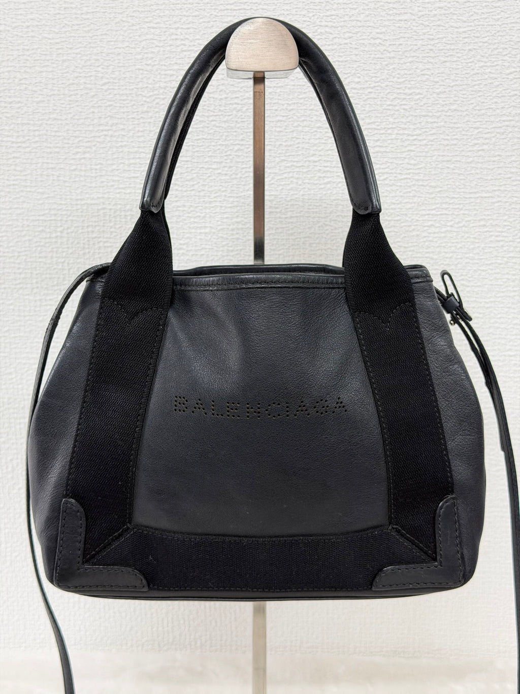 Balenciaga Navy Cabas Totebag