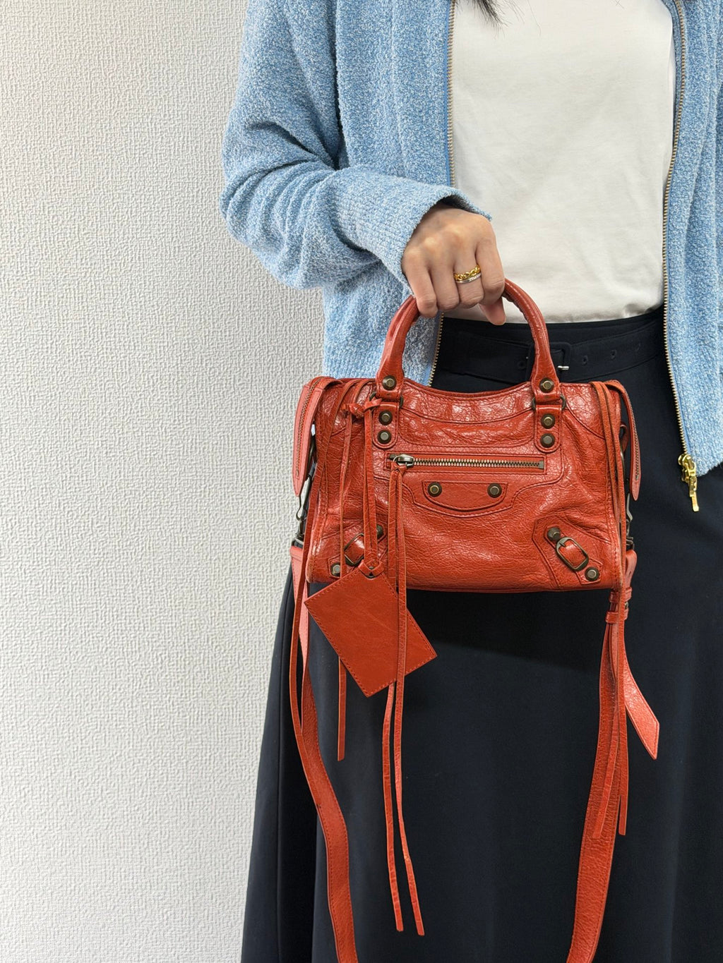 Balenciaga Le City Mini Genuine Shoulderbag