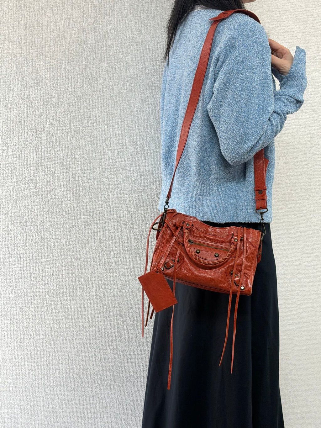 Balenciaga Le City Mini Genuine Shoulderbag
