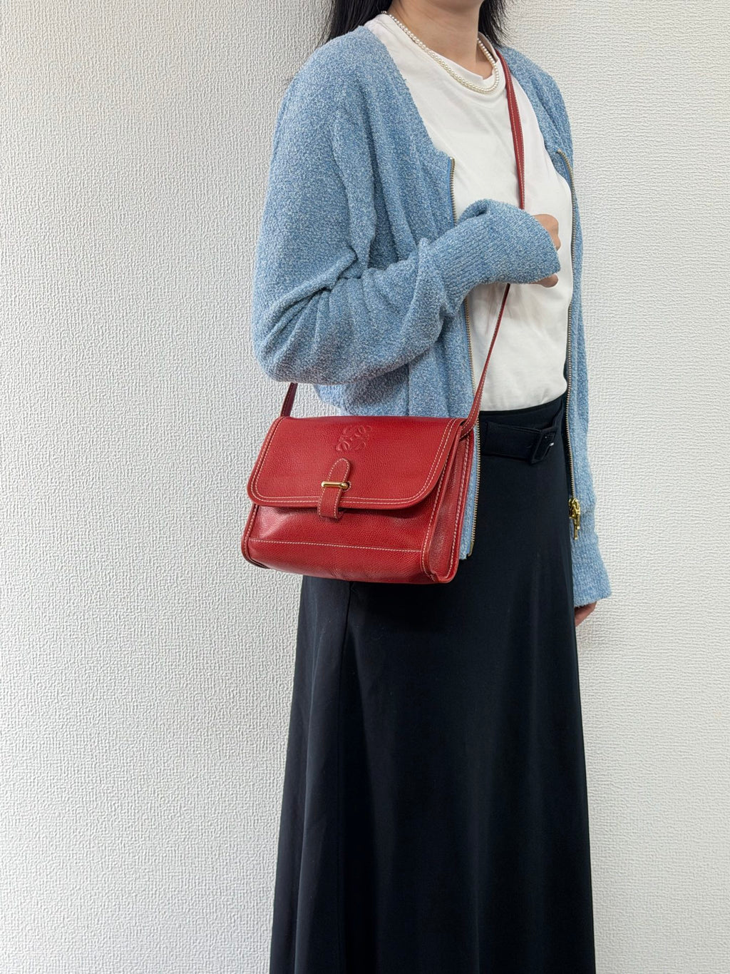 LOEWE Genuine Massenger Shoulderbag