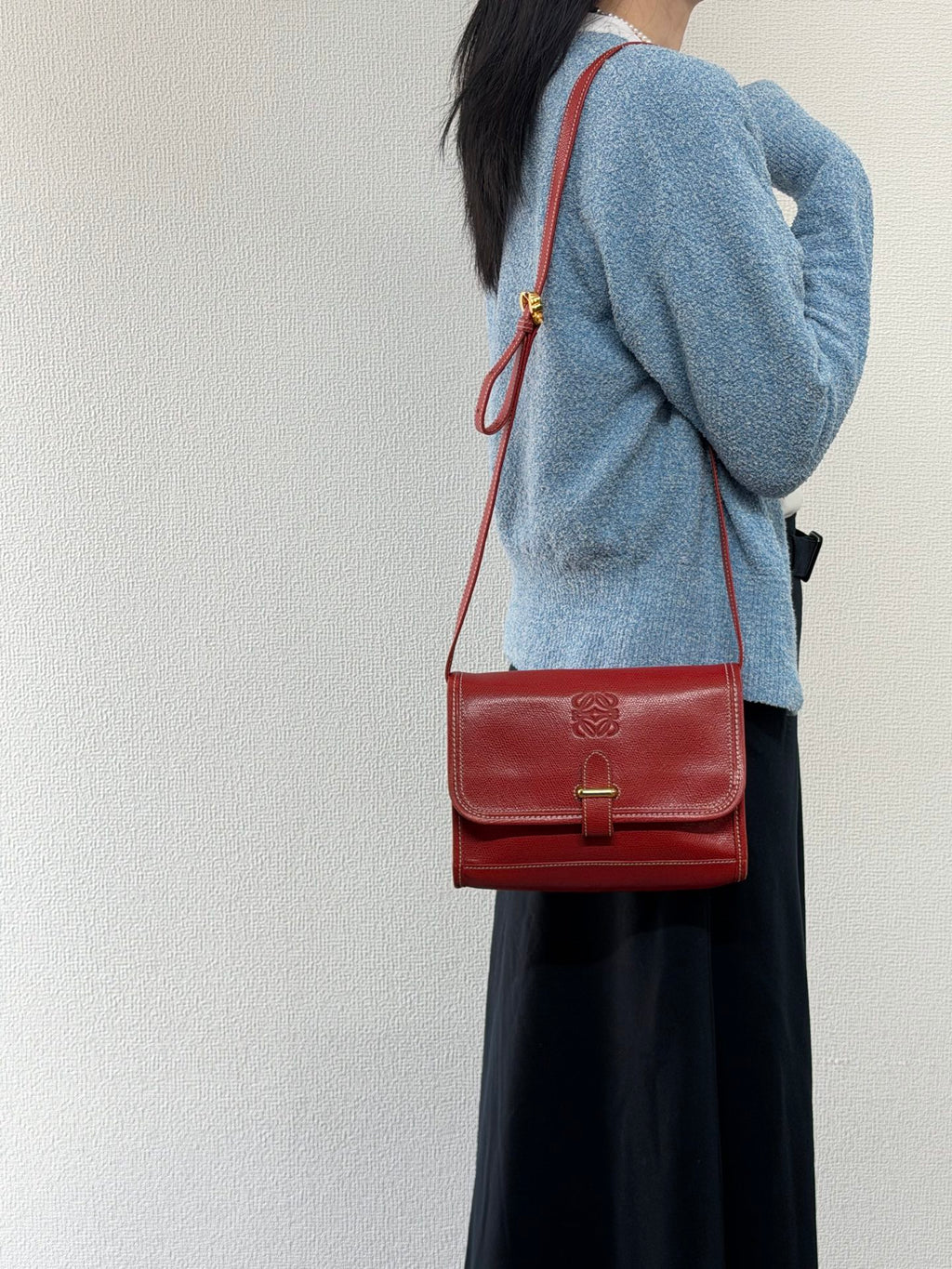 LOEWE Genuine Massenger Shoulderbag