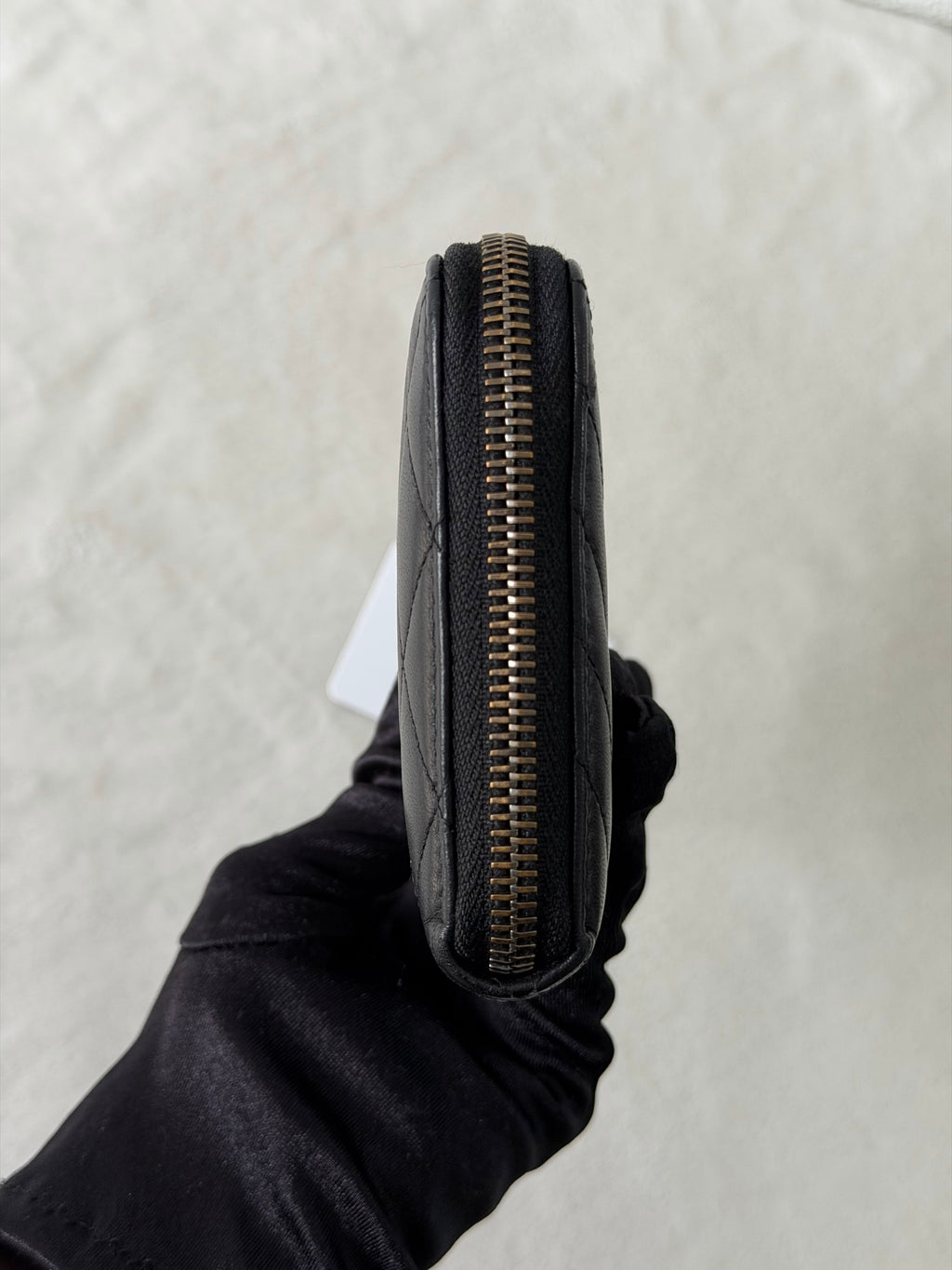 CHANEL Double-C Zipper Purse