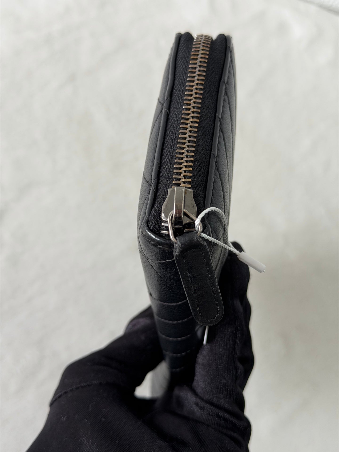 CHANEL Double-C Zipper Purse