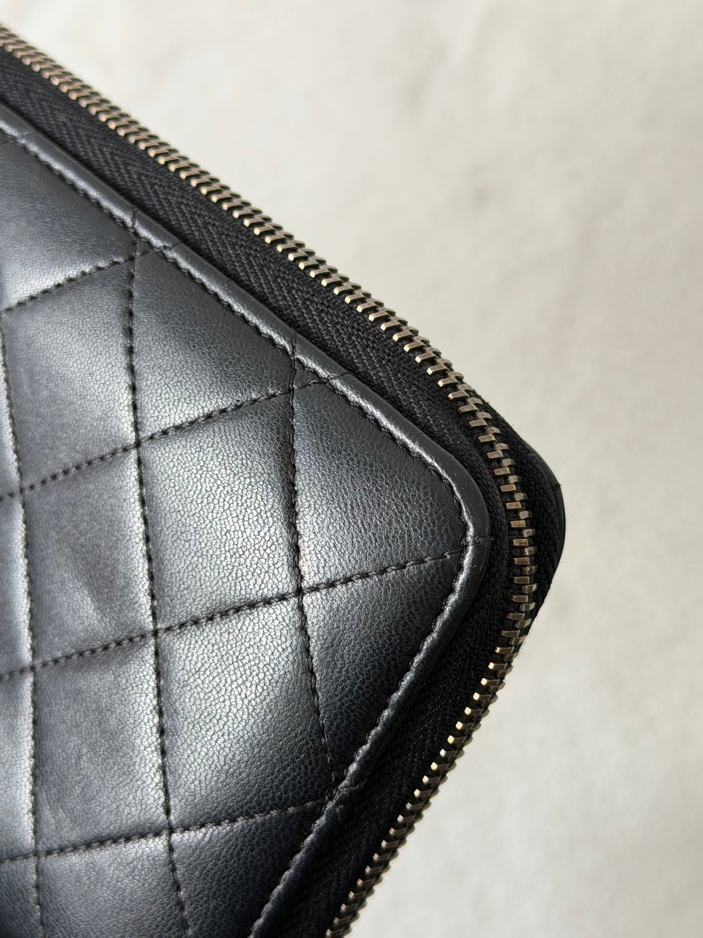 CHANEL Double-C Zipper Purse