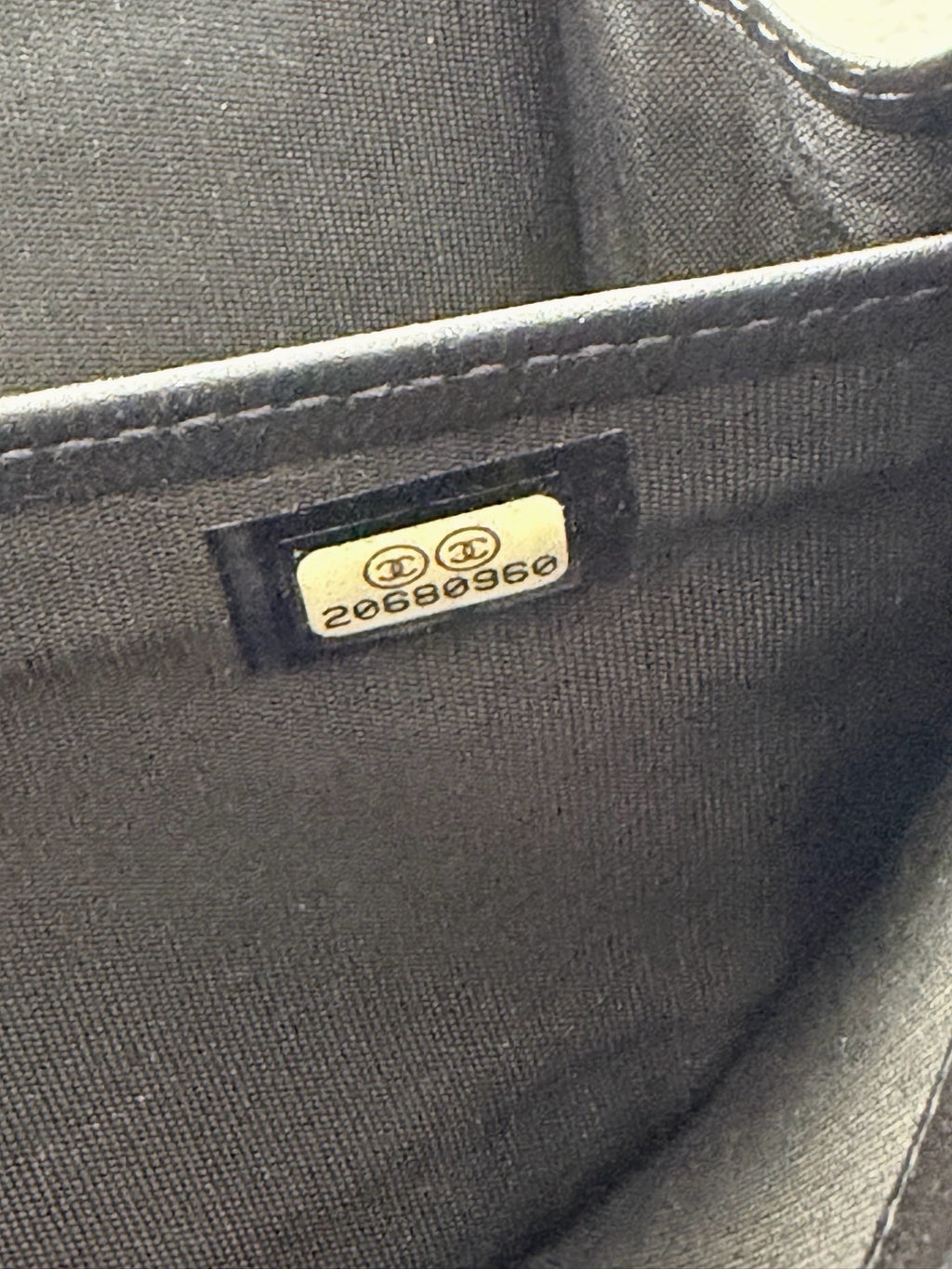 CHANEL Double-C Zipper Purse