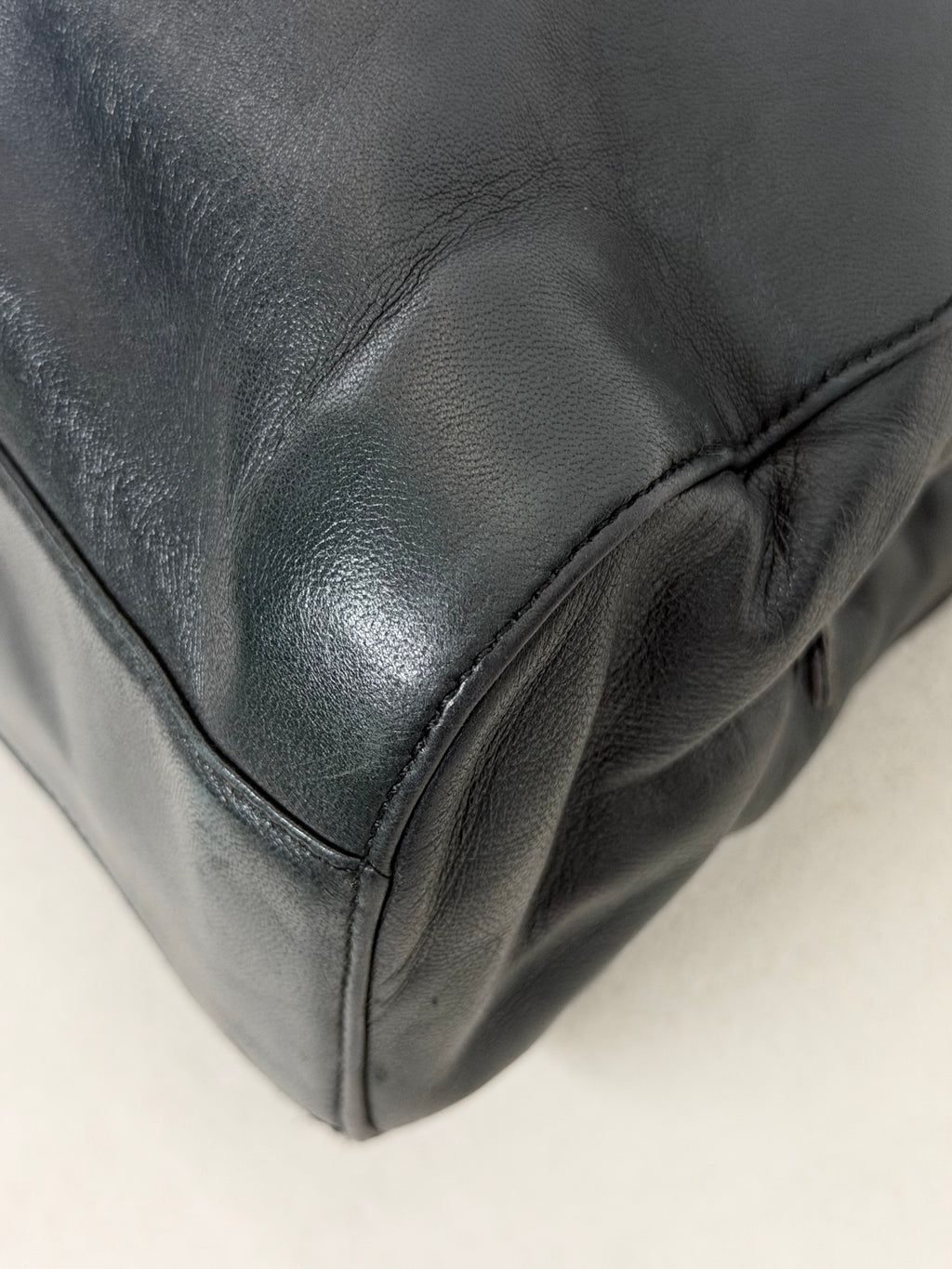 PRADA Leather Chain Totebag