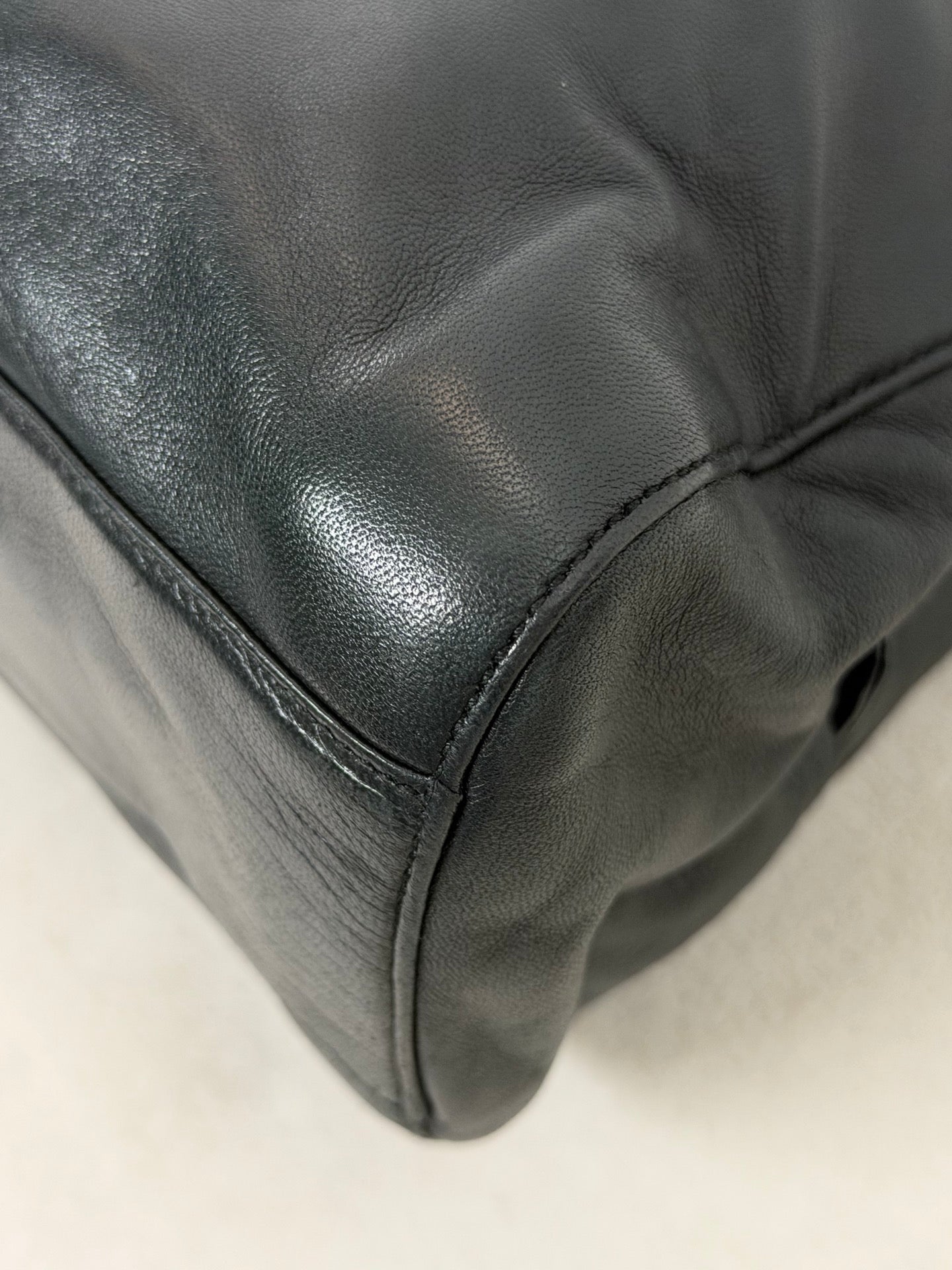 PRADA Leather Chain Totebag