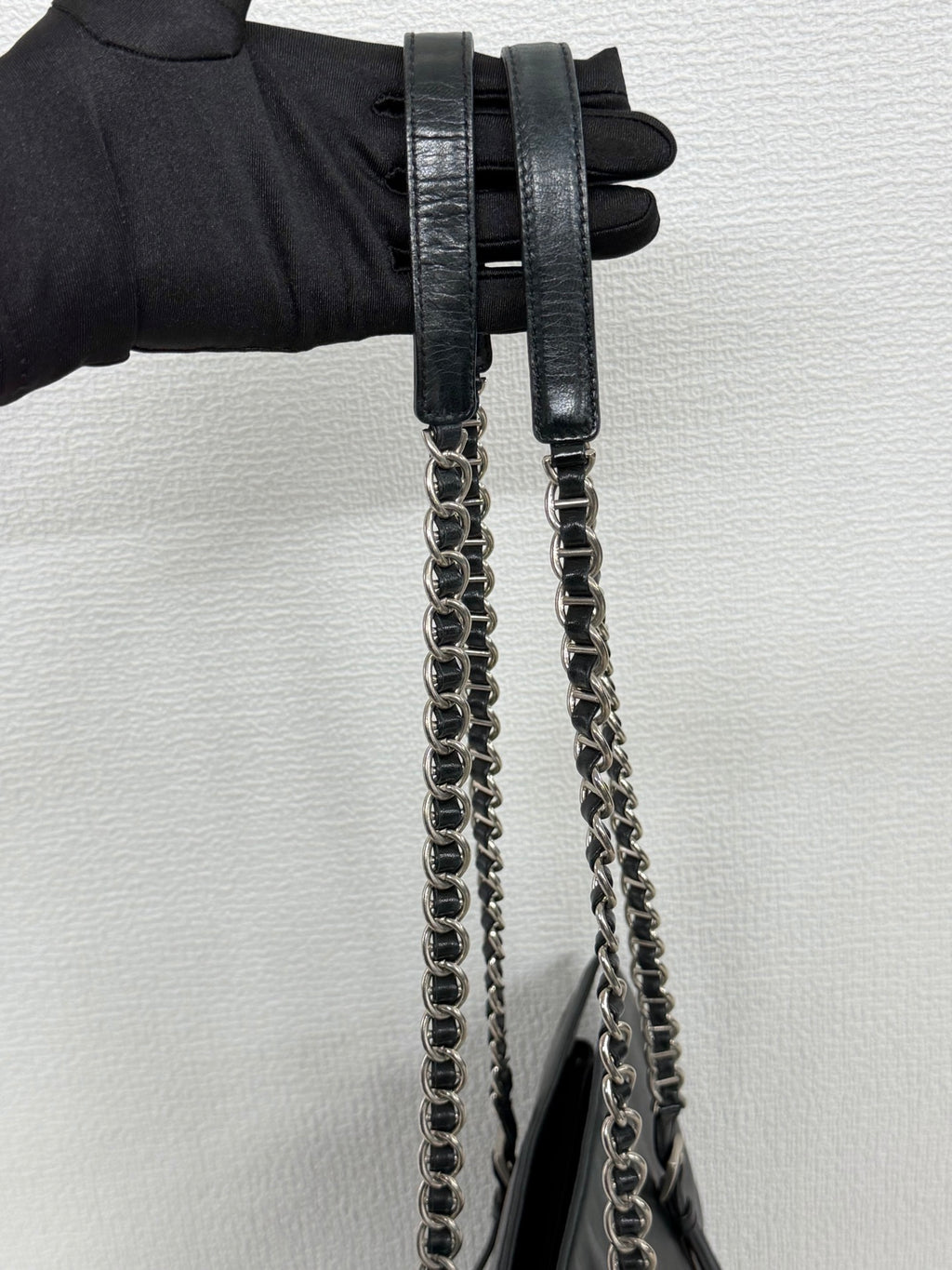 PRADA Leather Chain Totebag