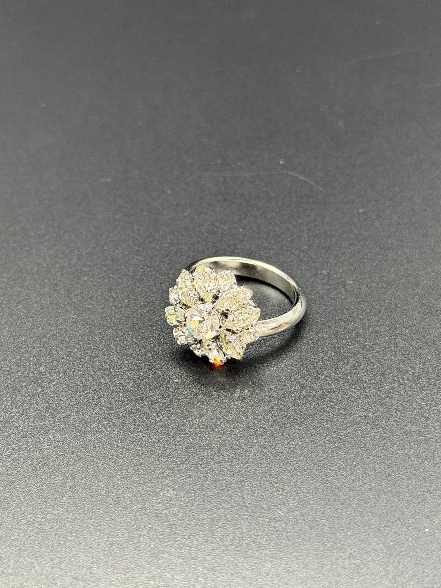 DIOR Sunflower Rhinestone Ring