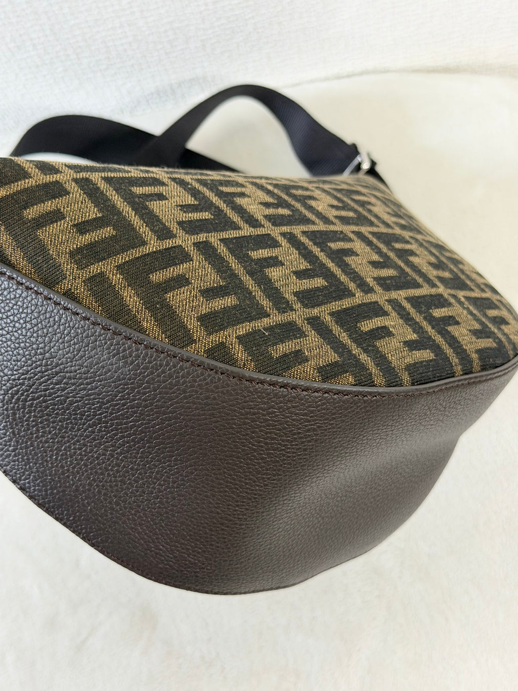 FENDI Zucca HalfMoon Melon Shoulderbag