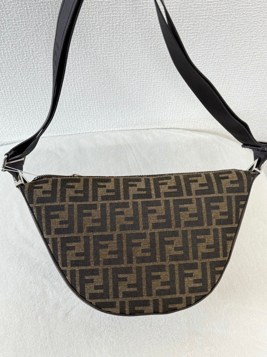 FENDI Zucca HalfMoon Melon Shoulderbag