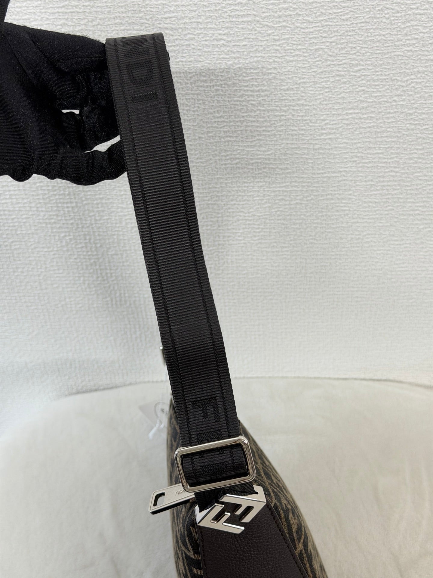 FENDI Zucca HalfMoon Melon Shoulderbag