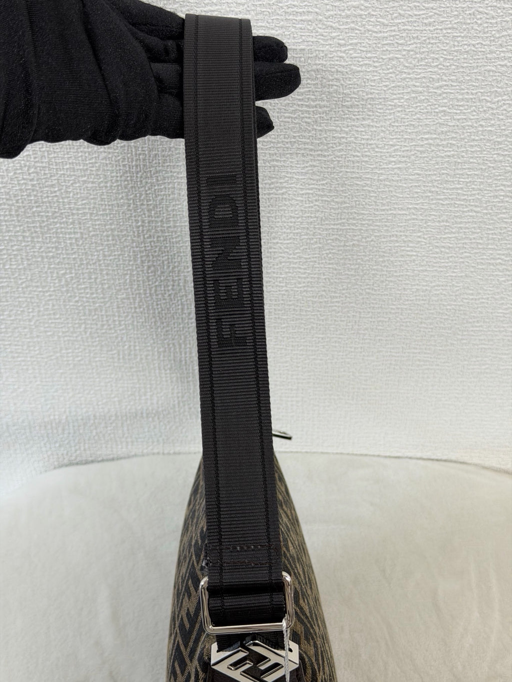 FENDI Zucca HalfMoon Melon Shoulderbag