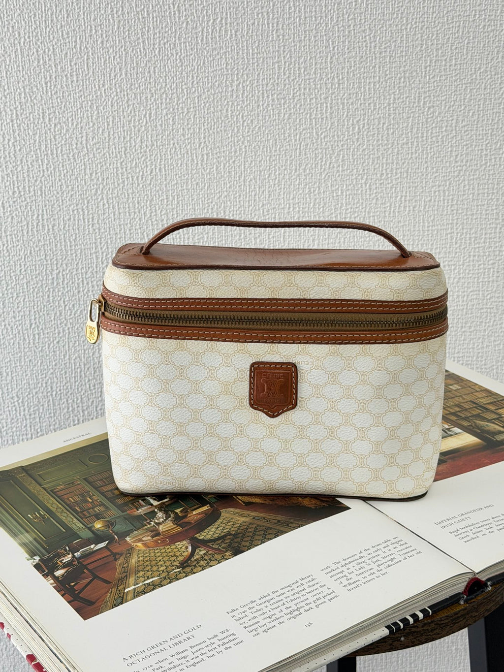 CELINE Macadam White Vinyl Box