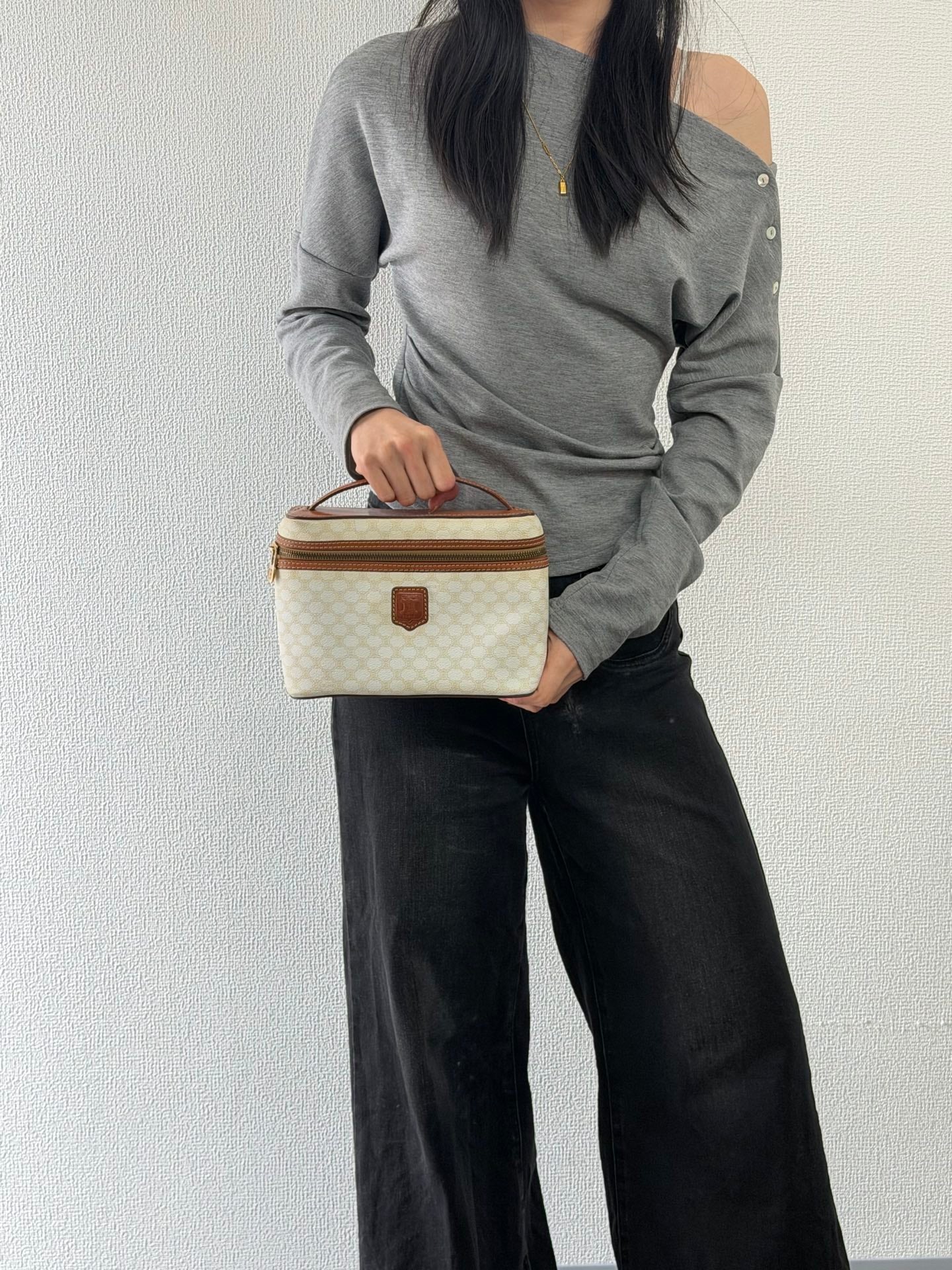 CELINE Macadam White Vinyl Box