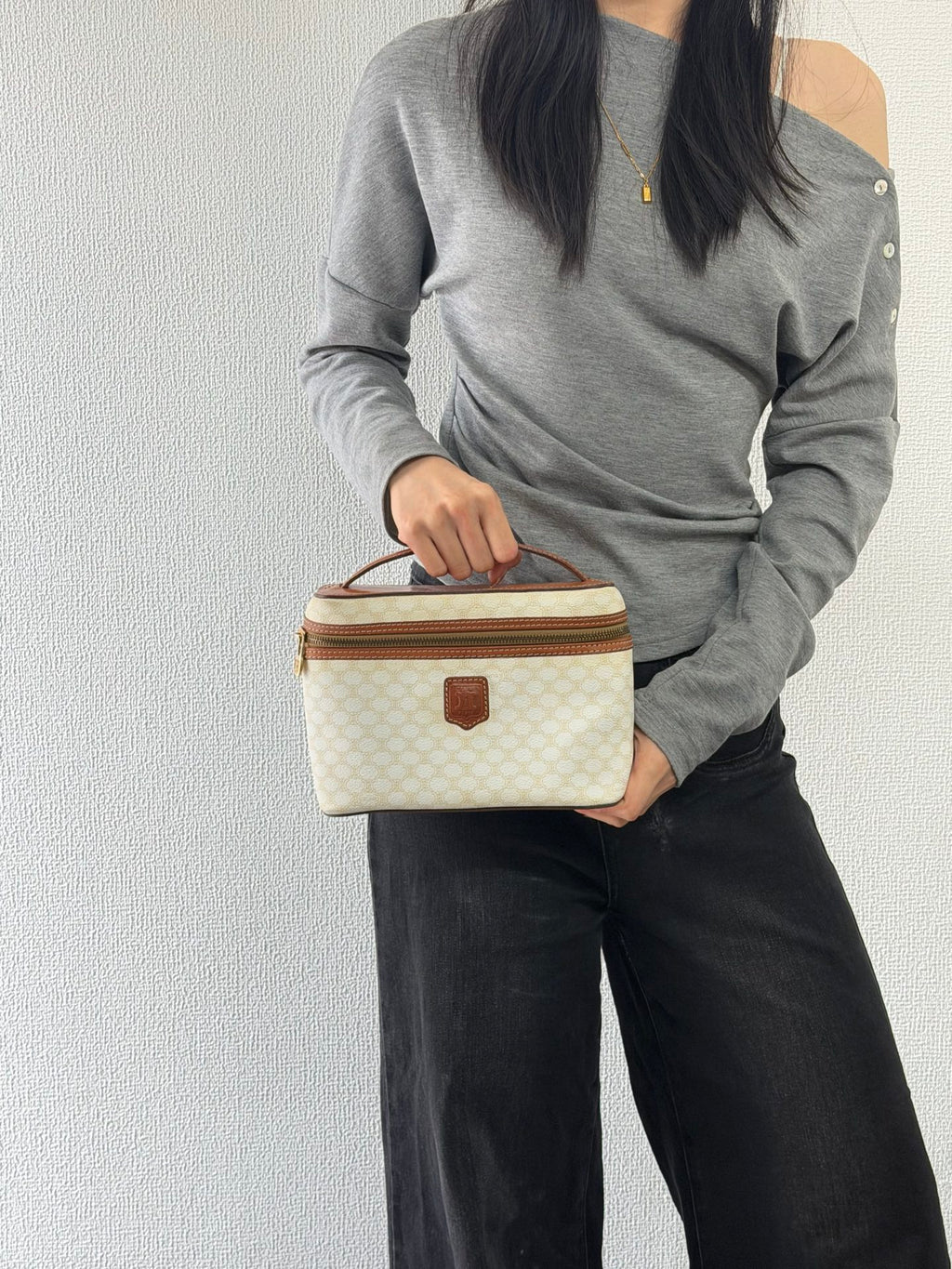 CELINE Macadam White Vinyl Box