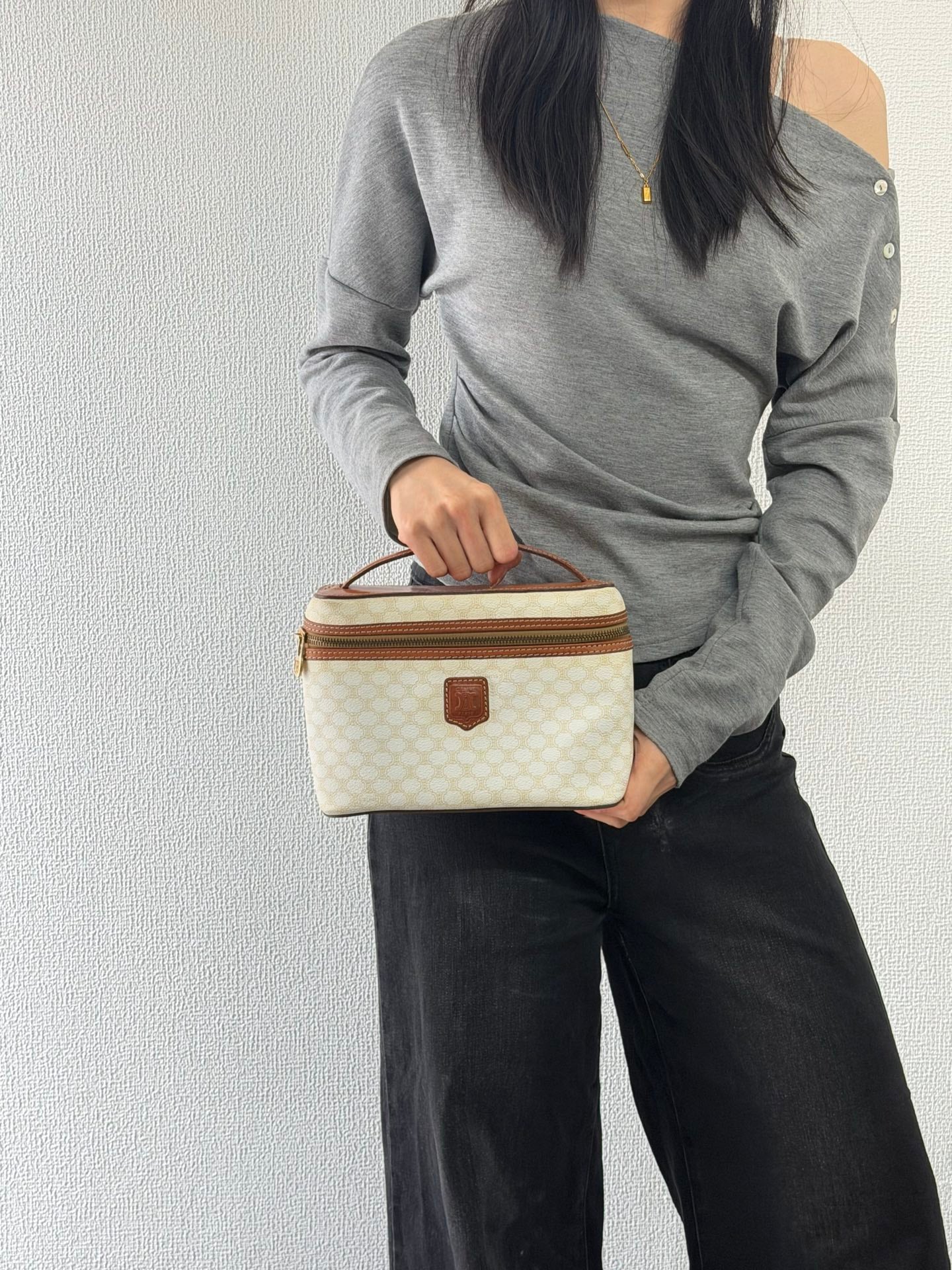 CELINE Macadam White Vinyl Box