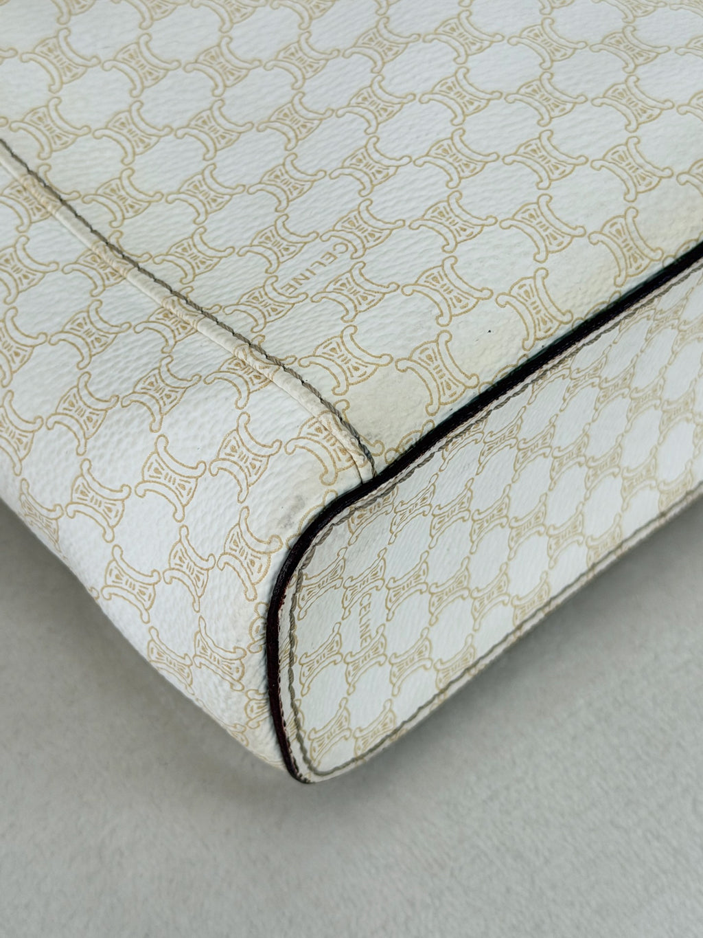 CELINE Macadam White Vinyl Box