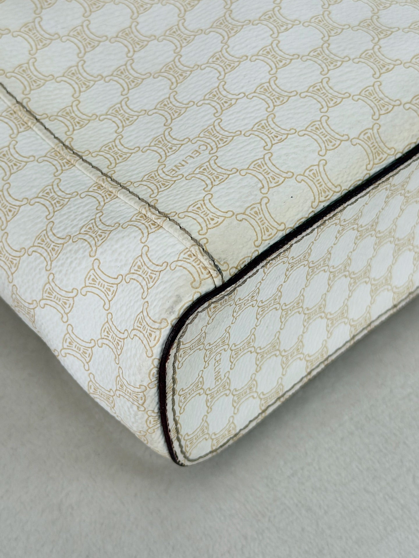 CELINE Macadam White Vinyl Box