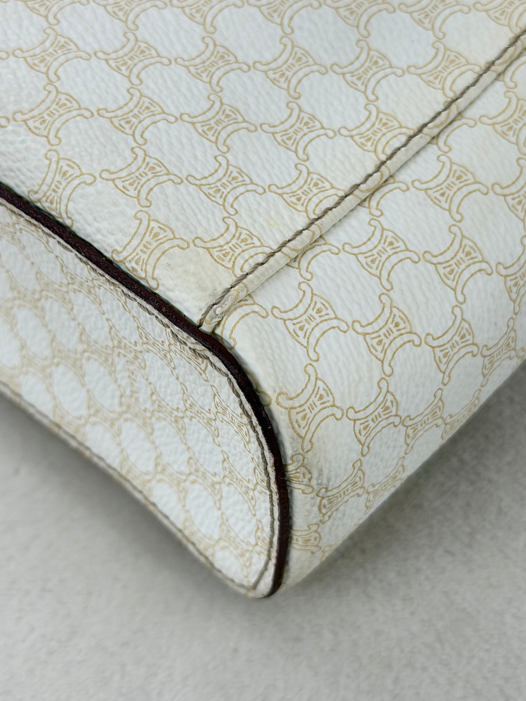 CELINE Macadam White Vinyl Box