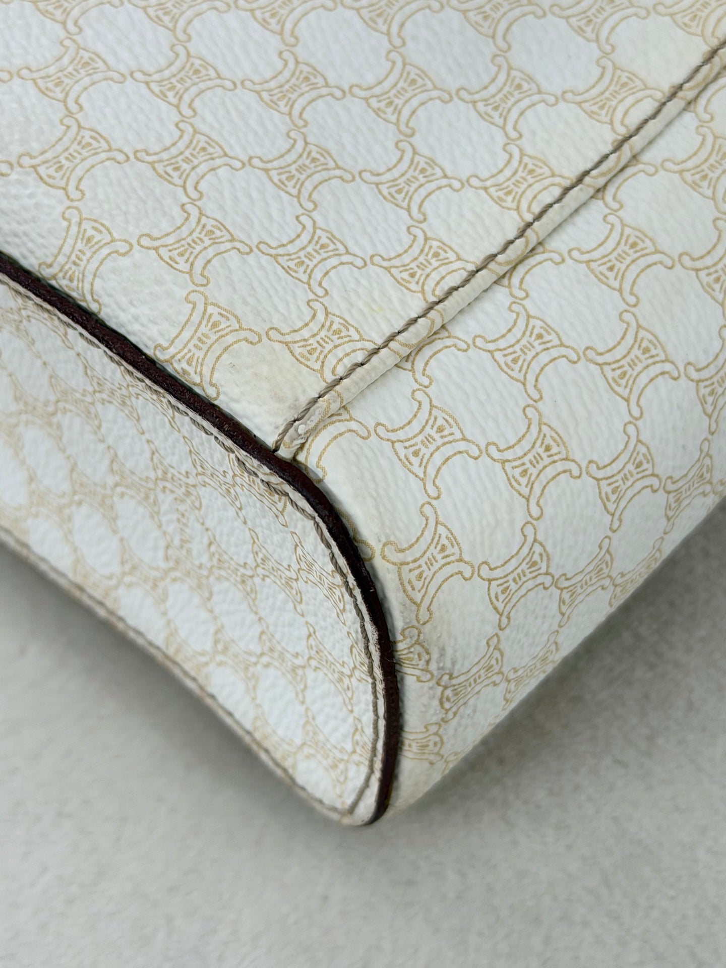 CELINE Macadam White Vinyl Box