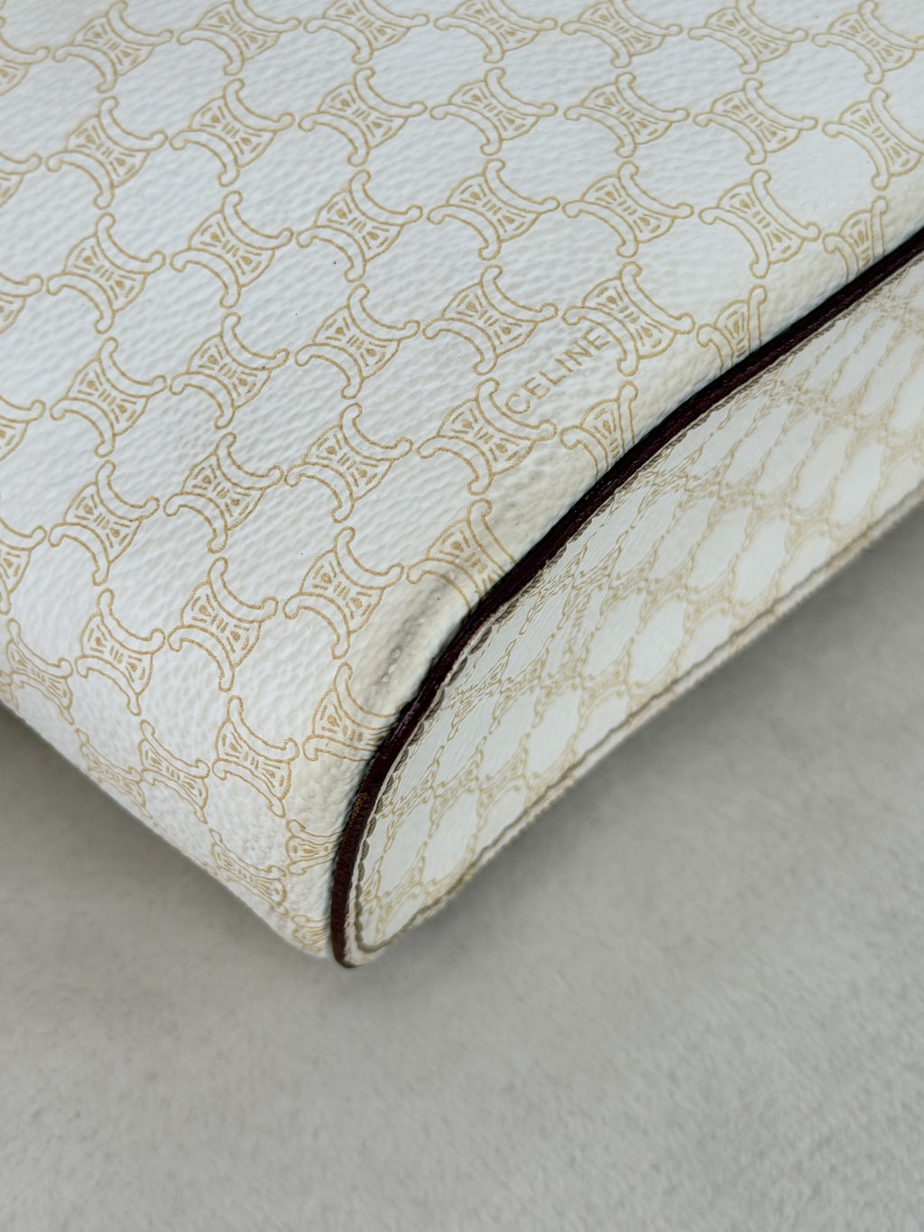 CELINE Macadam White Vinyl Box