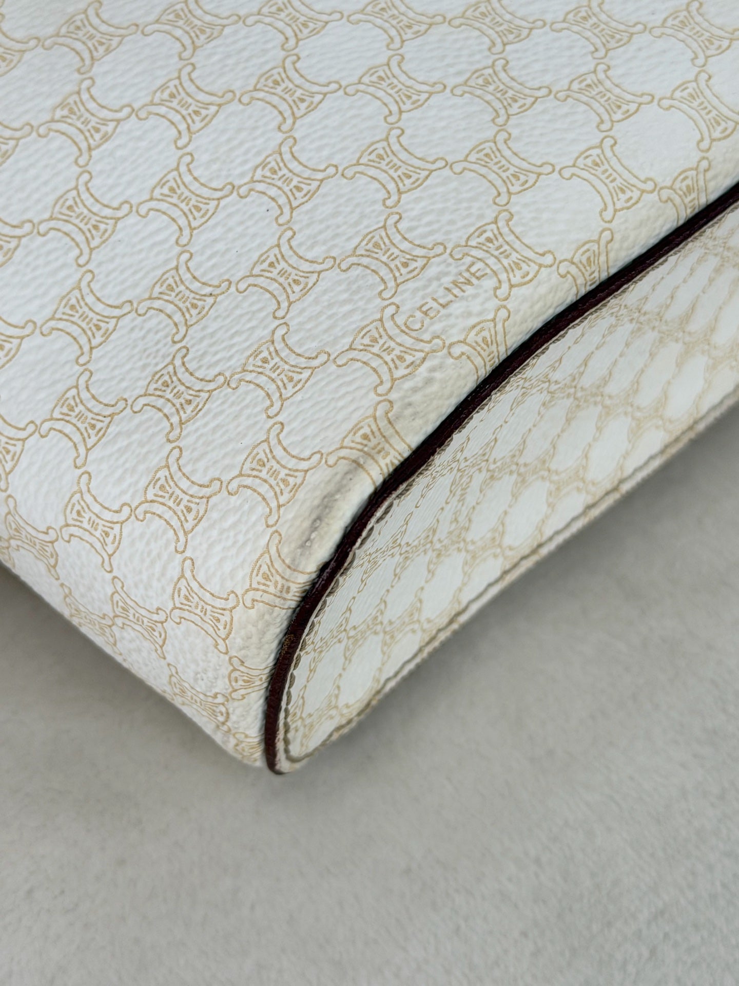 CELINE Macadam White Vinyl Box