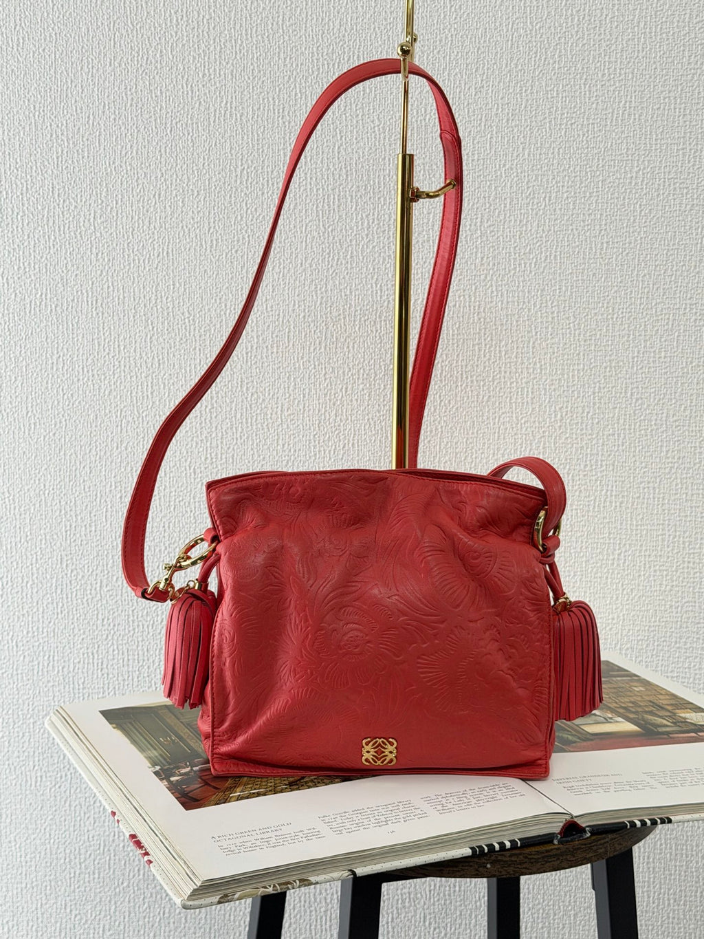 LOEWE Leather Bucket Shoulderbag