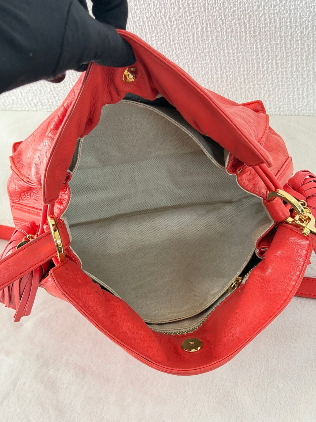 LOEWE Leather Bucket Shoulderbag