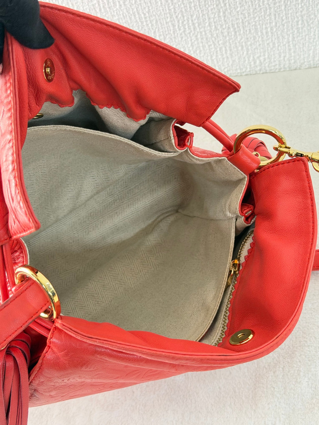 LOEWE Leather Bucket Shoulderbag