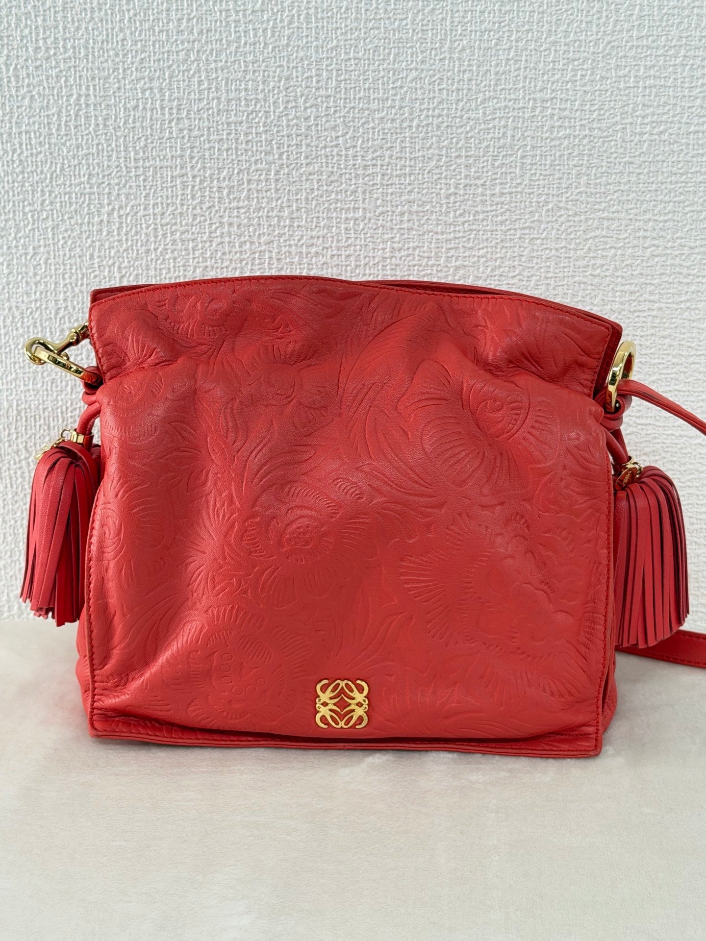 LOEWE Leather Bucket Shoulderbag