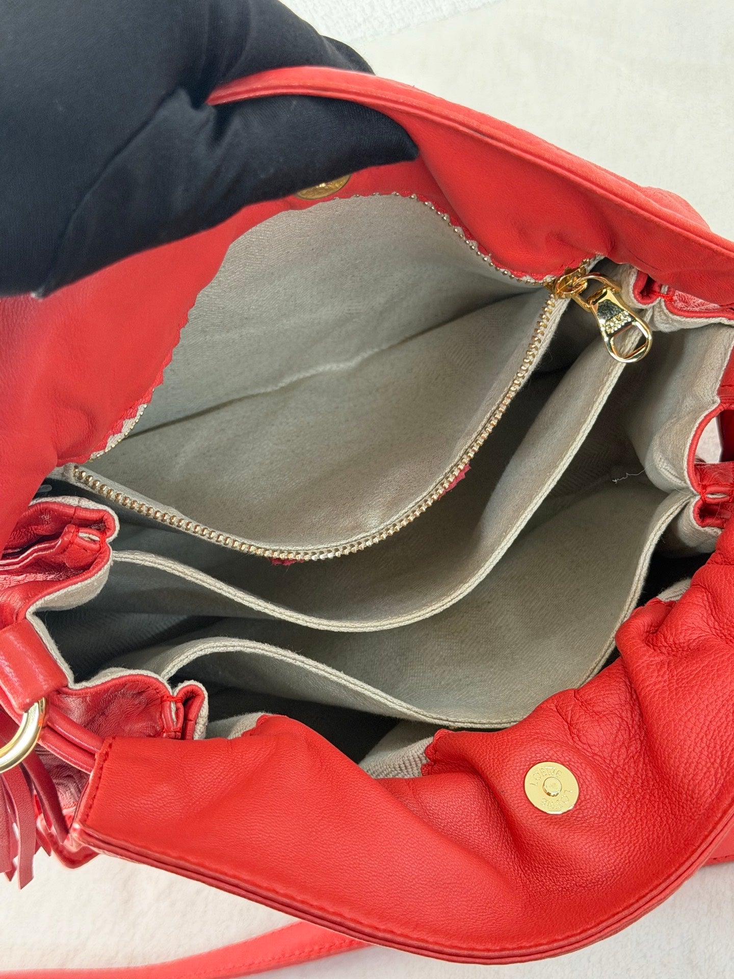 LOEWE Leather Bucket Shoulderbag