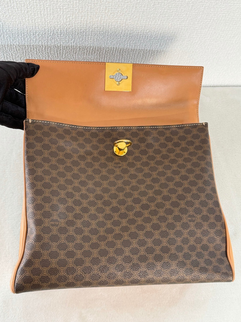 CELINE Macadam Kelly Handbag